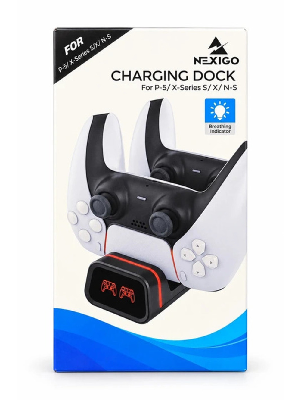 Title: NexiGo Charging Dock PS5 Xbox Series X/S Switch Controllers